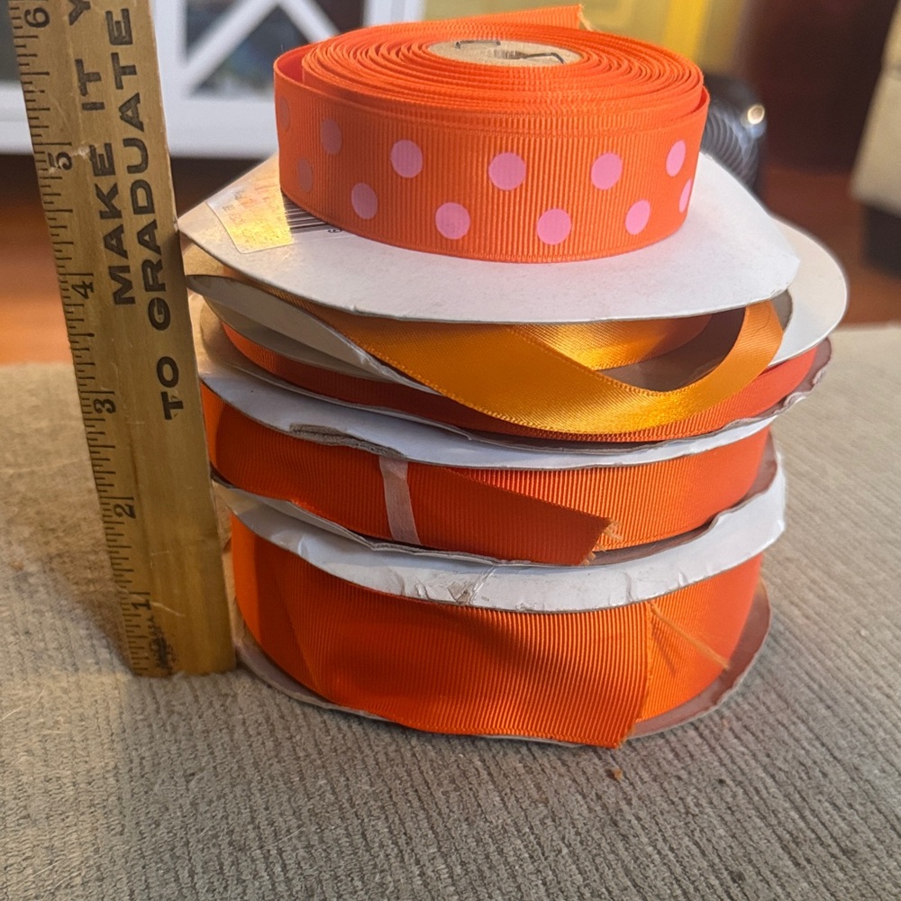 Assorted Orange Ribbon Set - Picture 2 of 2